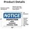 Signmission Inspection Bags Packages Personal Items, 10 in W x Rectangle, Vinyl Decal OS-2PACK-NS-D-710-L-15833 - alternate 2